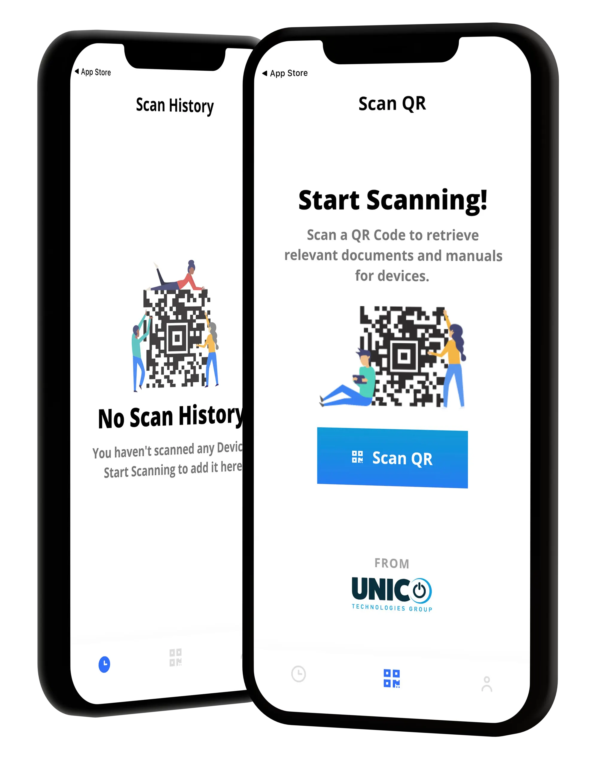 QR code mobile application