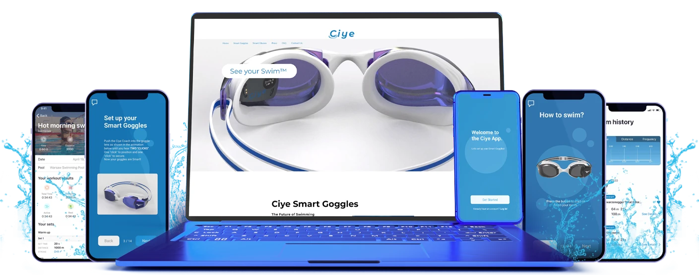 Ciye - Smart Goggles Mobile Application | Developed by Zetaton Software Developers