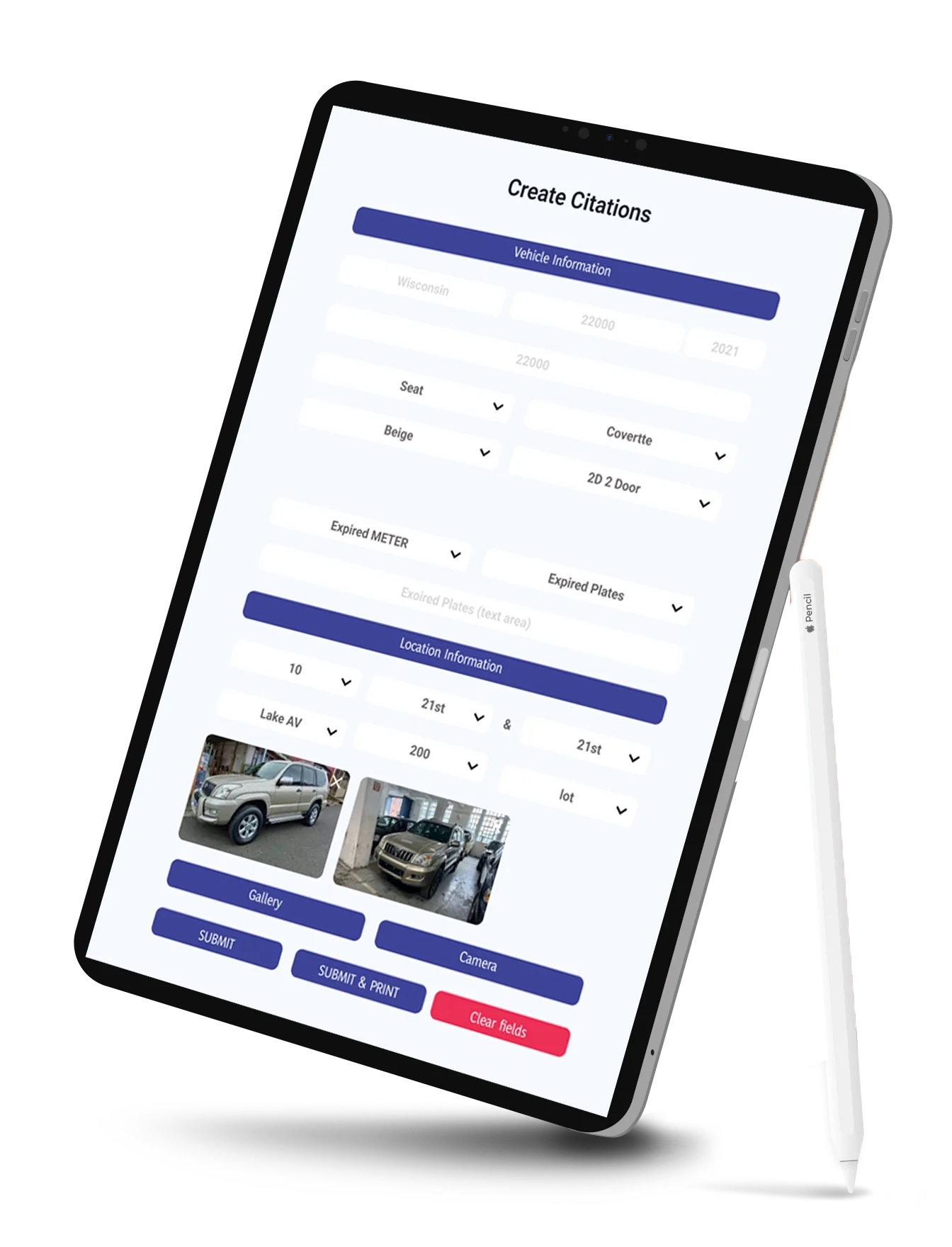 Features of Racine City Police Mobile app