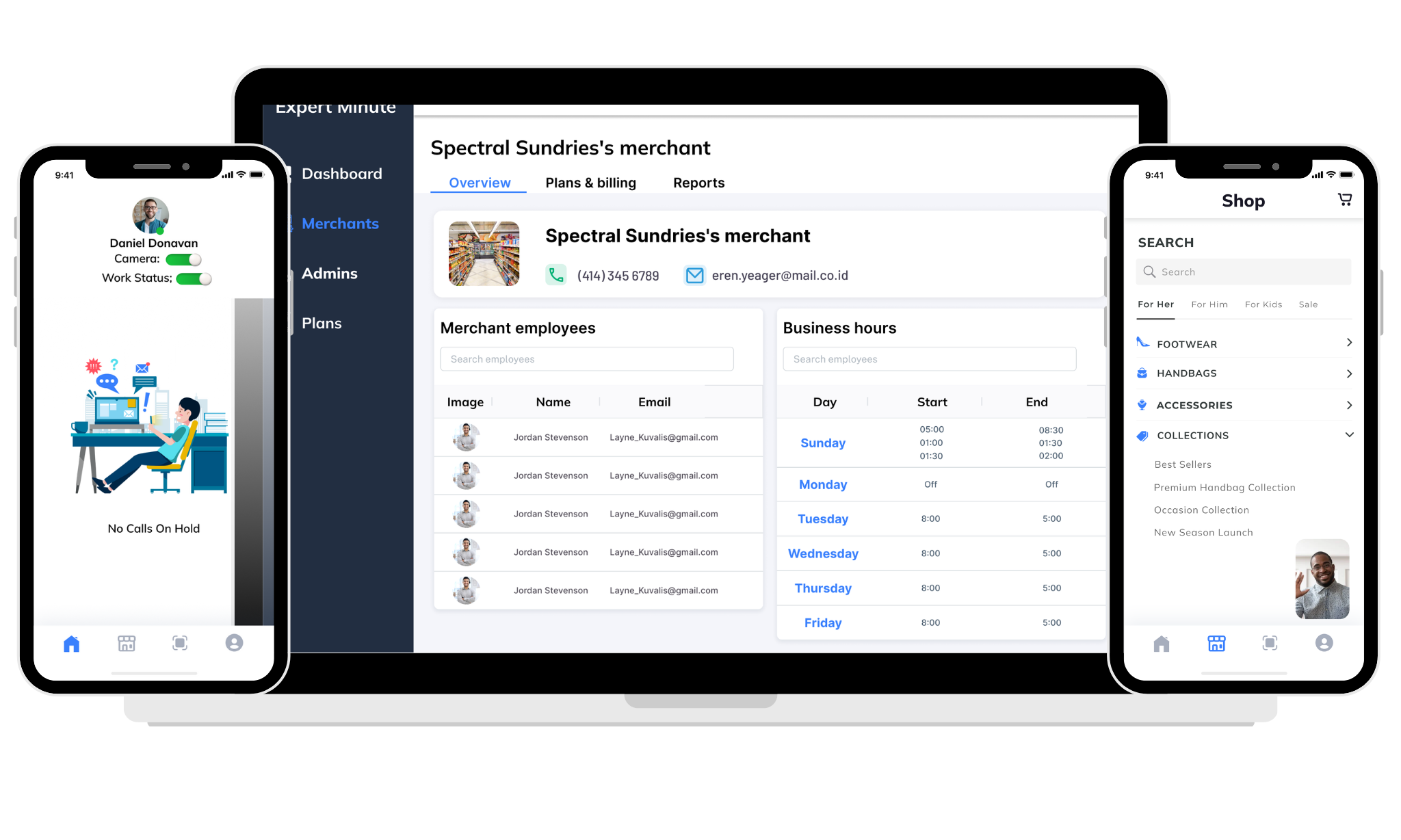 Expert Minute App Interface
