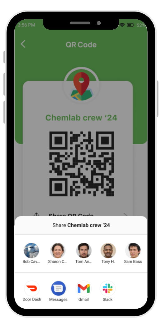 Geo360 - Secure Location Sharing Option