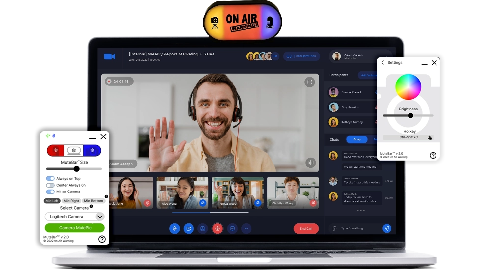 Meeting Indicator for On Air Warning