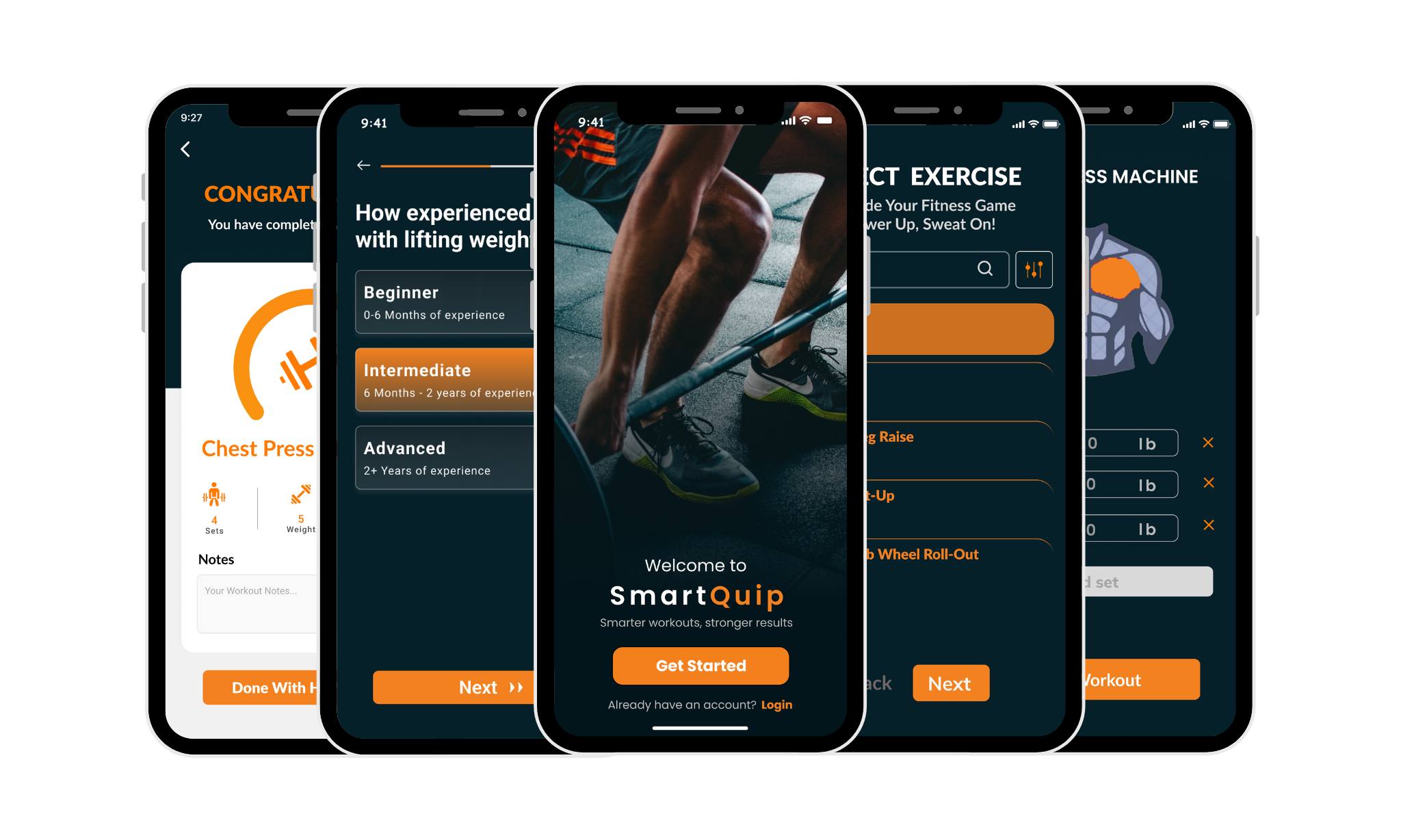 SmartQuip fitness app
