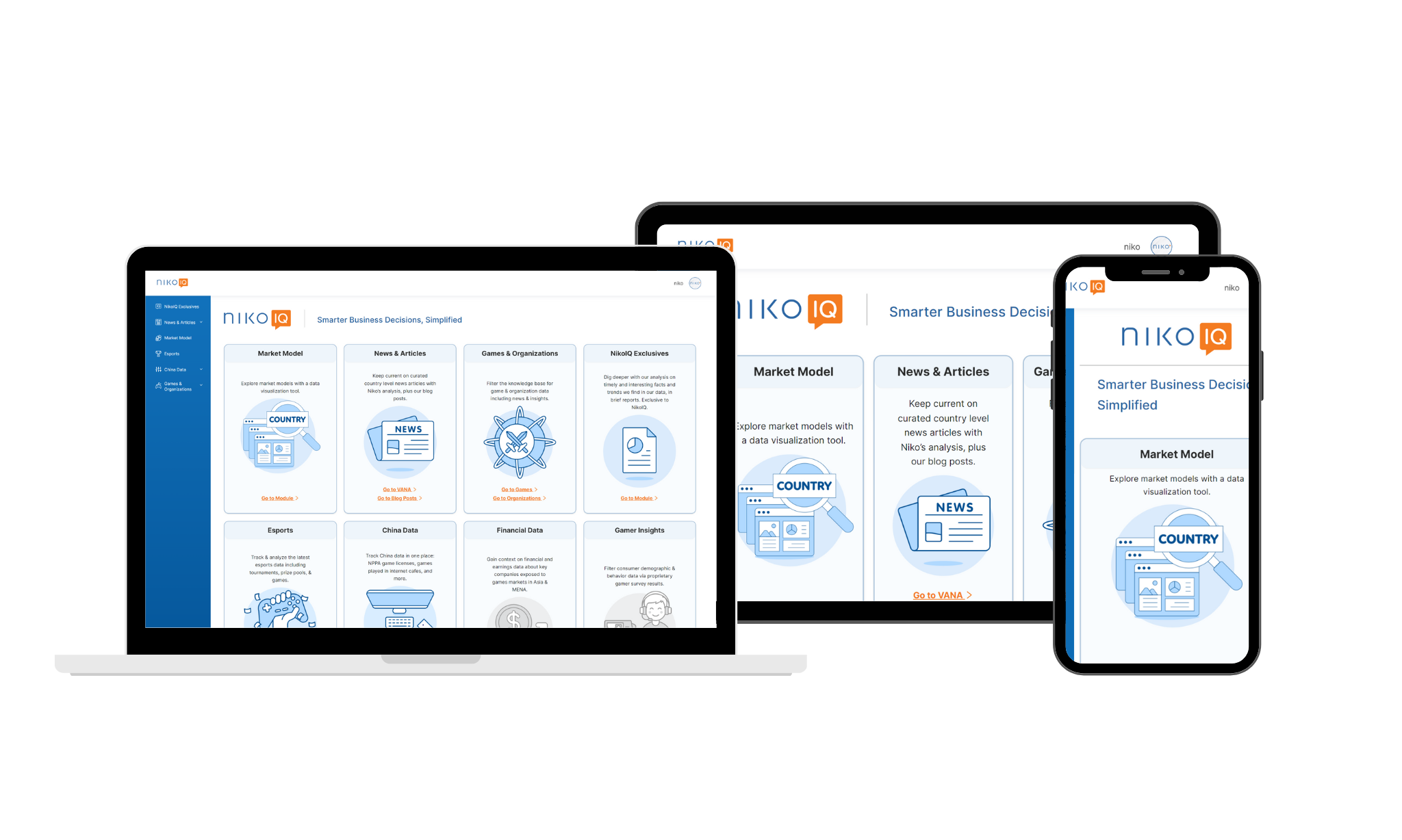 Desktop screen and smartphone for online food ordering app