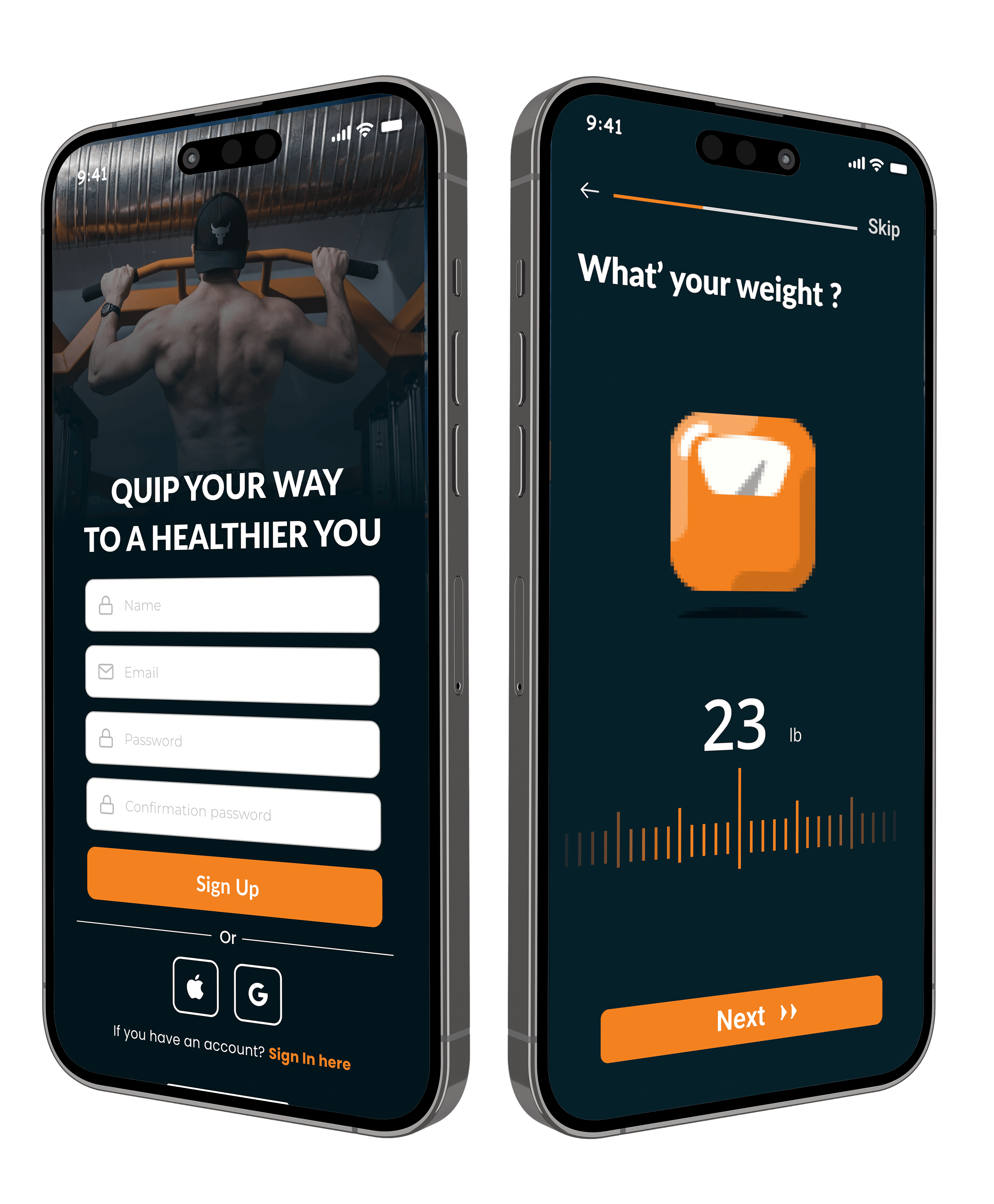 SmartQuip - Smart Fitness App