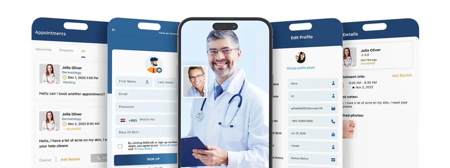 Telehealth mobile application