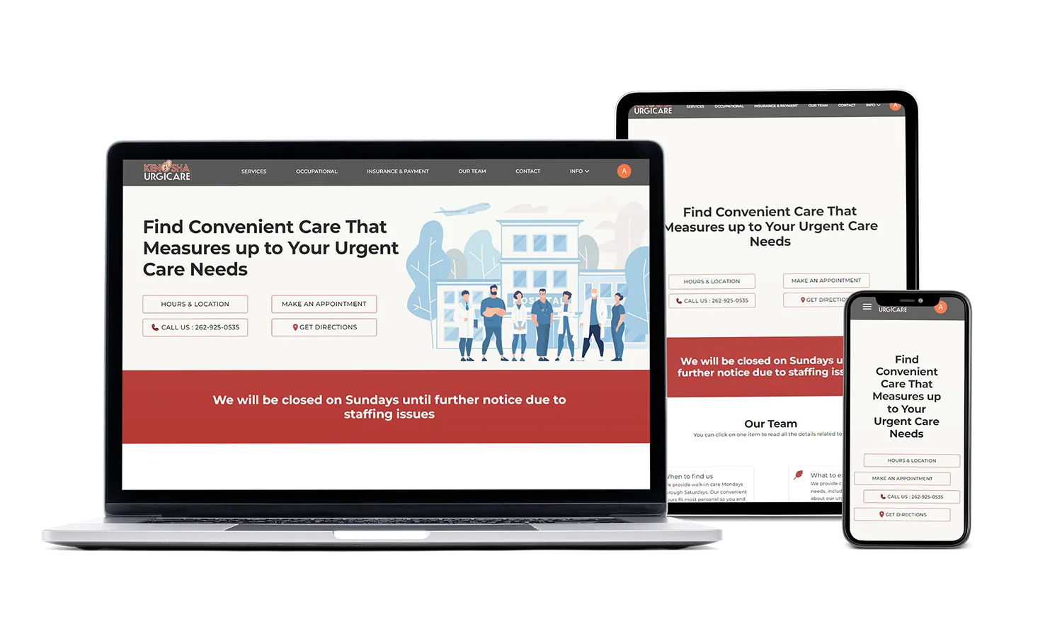 Kenosha urgicare healthcare website 