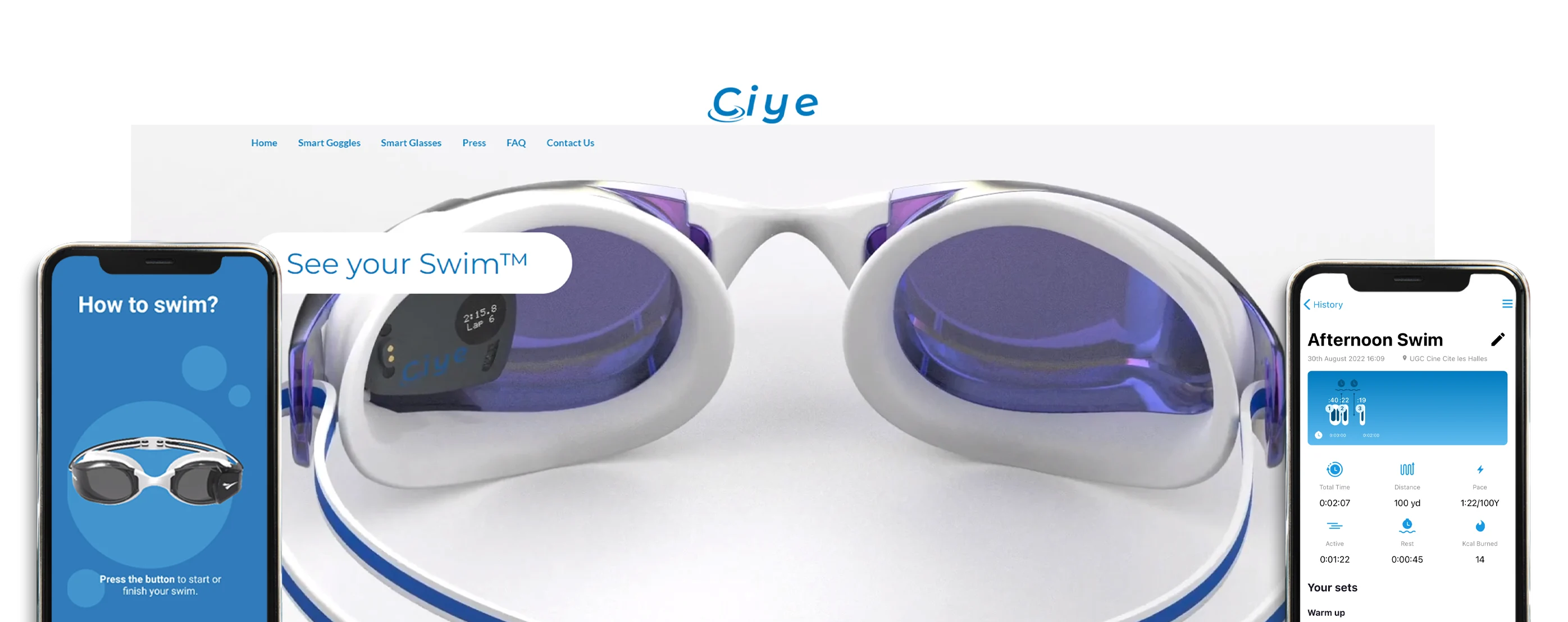 Ciye - Smart Goggles Mobile Application | Developed by Zetaton Software Developers