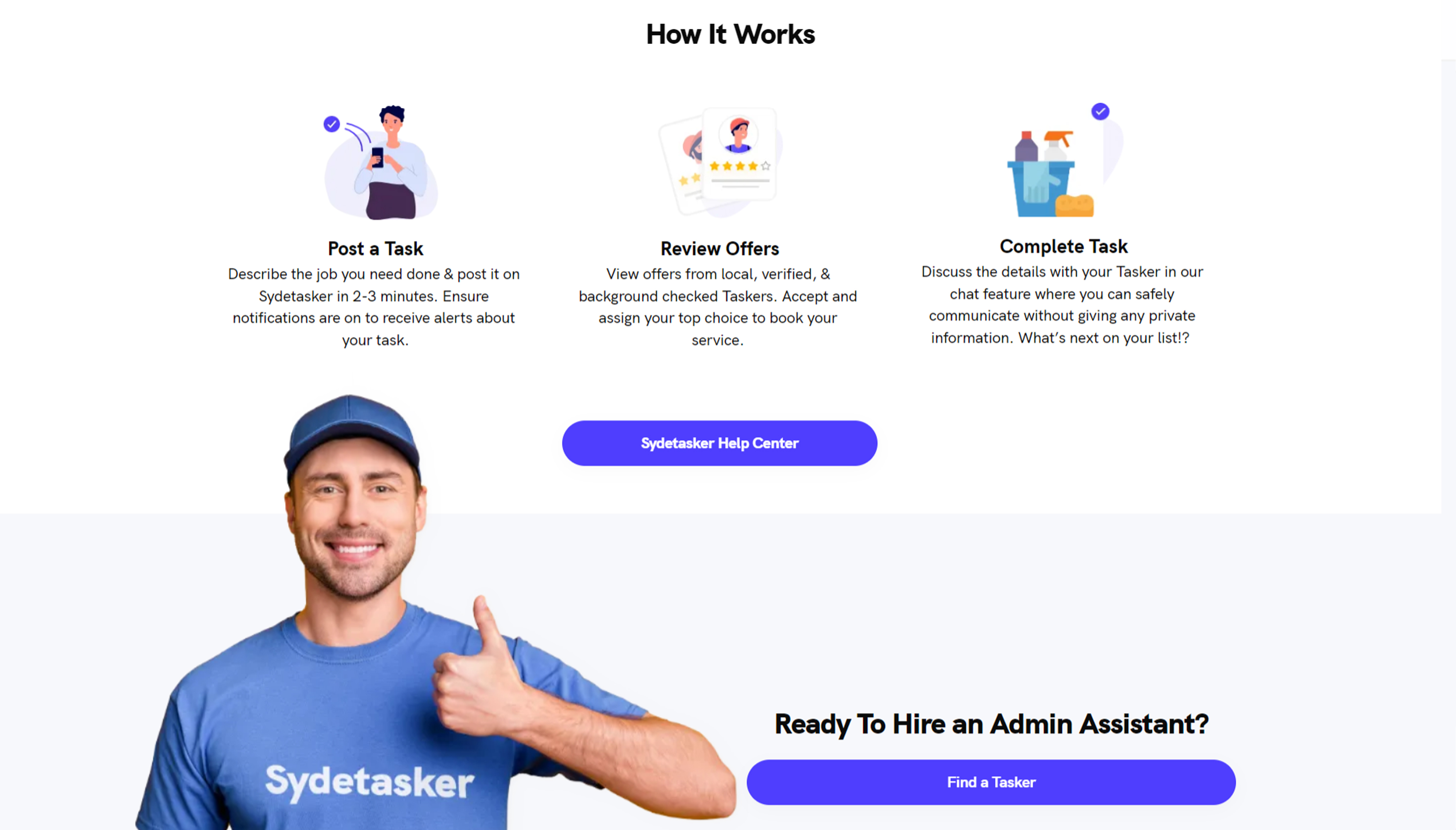 Sydetasker How the gig economy app works